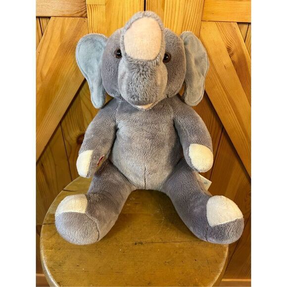 Build a Bear BAB 13” Inch Gray Asian Elephant Plush Stuffed Animal 2014 (0414) - Picture 1 of 11